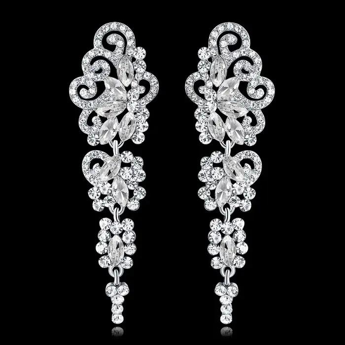 BLIJERY – boucles d'oreilles de luxe en forme de lustre pour femme