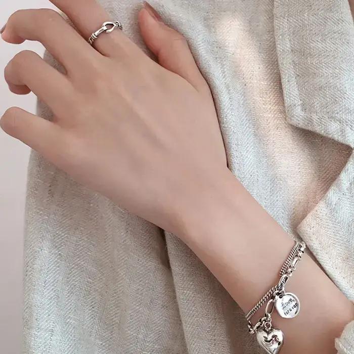 Bracelets à breloques en argent Sterling 925 pour femmes