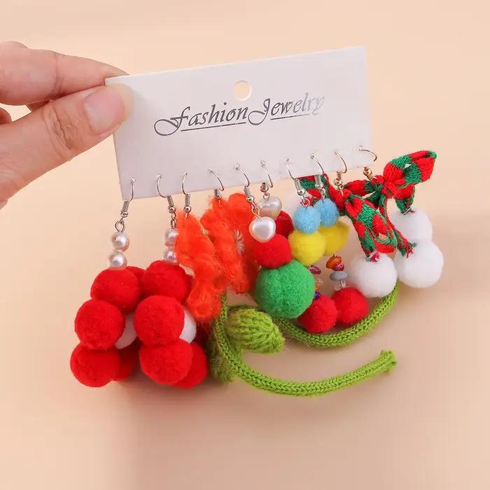 Boucles d'oreilles faites à la main pour femmes et filles