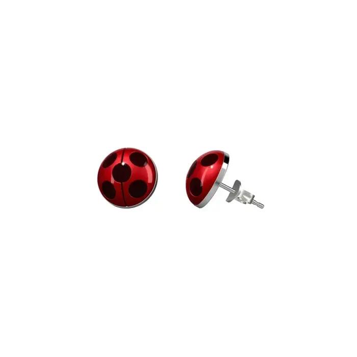 Pendentifs d'oreille Miracle Girl Ladybug Ridley - Boucles d'oreilles Bochi fée rose pêche - Bijoux