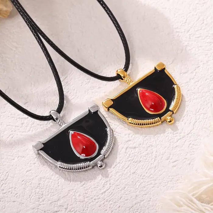 Collier en acier inoxydable pour femmes