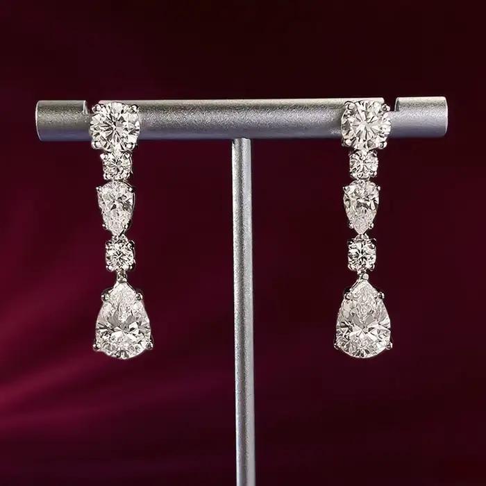 COSYA – boucles d'oreilles en argent 100% S925 pour femmes