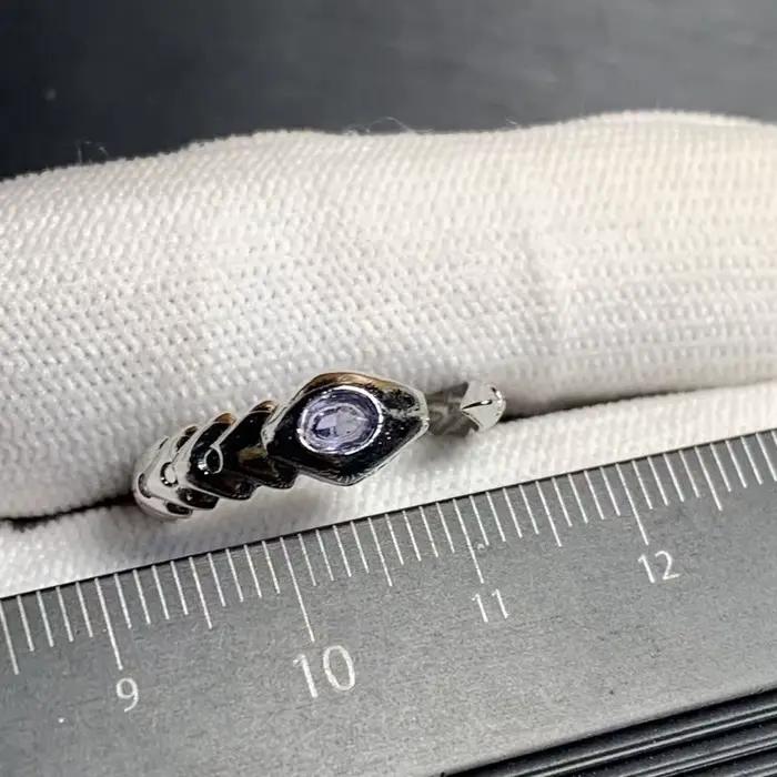 Bague en Tanzanite Naturelle 30 mm, Bague Ajustable pour Femme, Bijoux pour Femme, Cadeau, Vente en Gros, Haute Qualité, Vintage, Fine