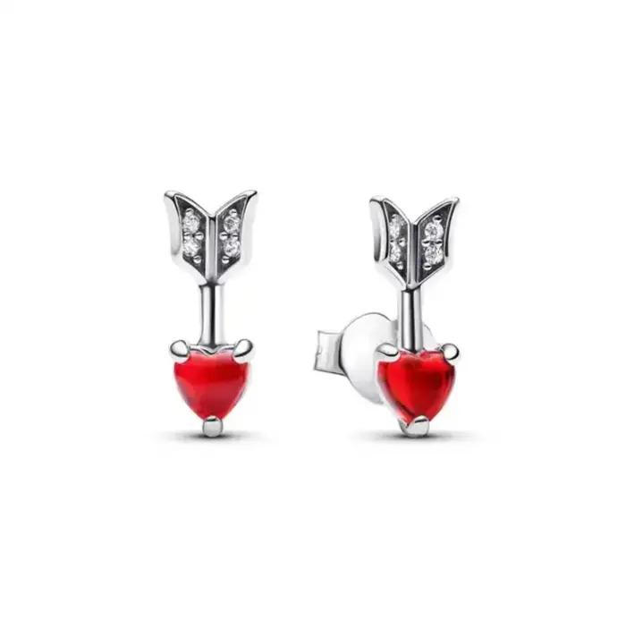Boucles d'oreilles classiques de haute qualité en argent sterling 925, carrées, rondes et en forme d
