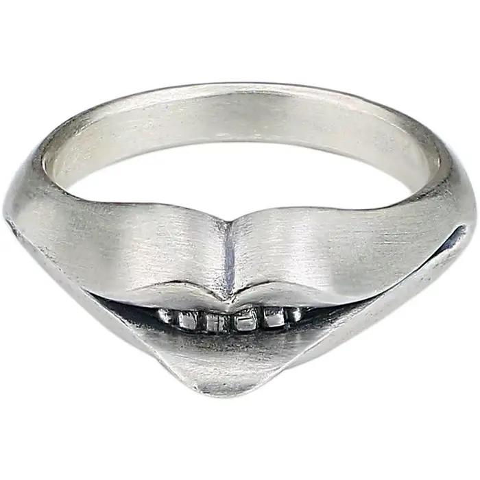 Bague en argent sterling 925 design visage punk unique à offrir pour hommes femmes occasions spéciales partys punk