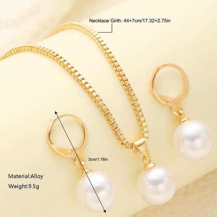 Ensemble de bijoux en perles pour femmes