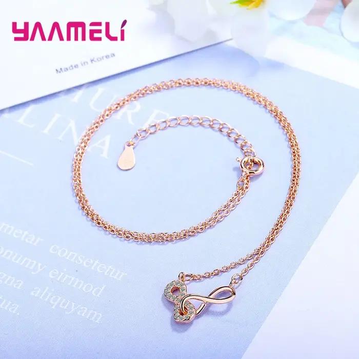Extron Love-Collier ras du cou en argent regardé 925 pour femme
