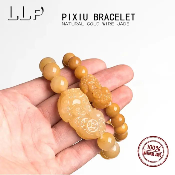 Bracelet Pi Xiu en Jade naturel sculpté à la main