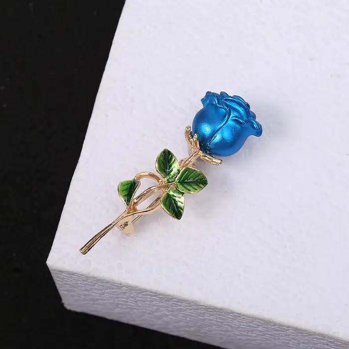 Broches à fleurs de roses élégantes pour femmes styles décontractés et sportifs occasions spéciales romantiques
