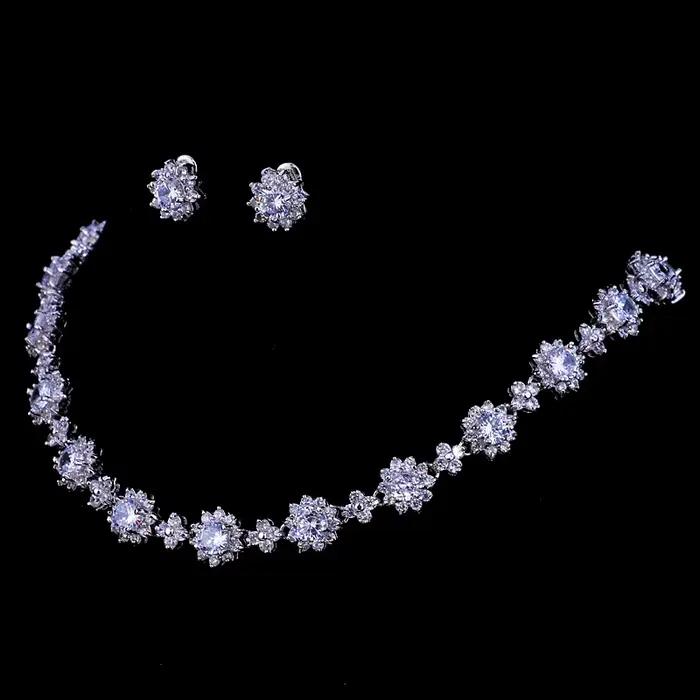 SUGO Classic – ensemble de bijoux ronds en zircone pour femmes