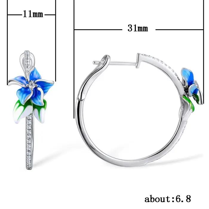 HUAMI – boucles d'oreilles féerique en Zircon pour femme, bijoux de fête d'anniversaire, de noël, cadeau de mariage, tendance