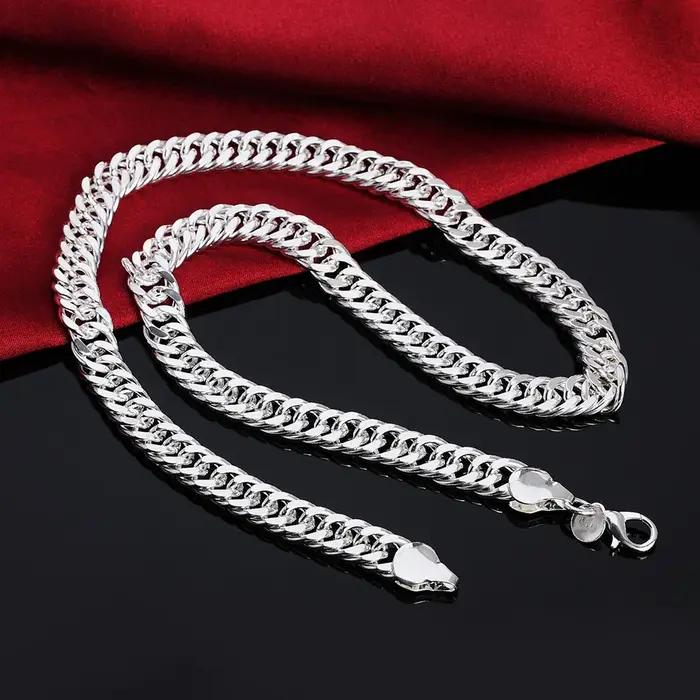 Collier en argent plaqué or rose avec pendentif géométrique classique pour homme et femme soirée événement spécial cadeau