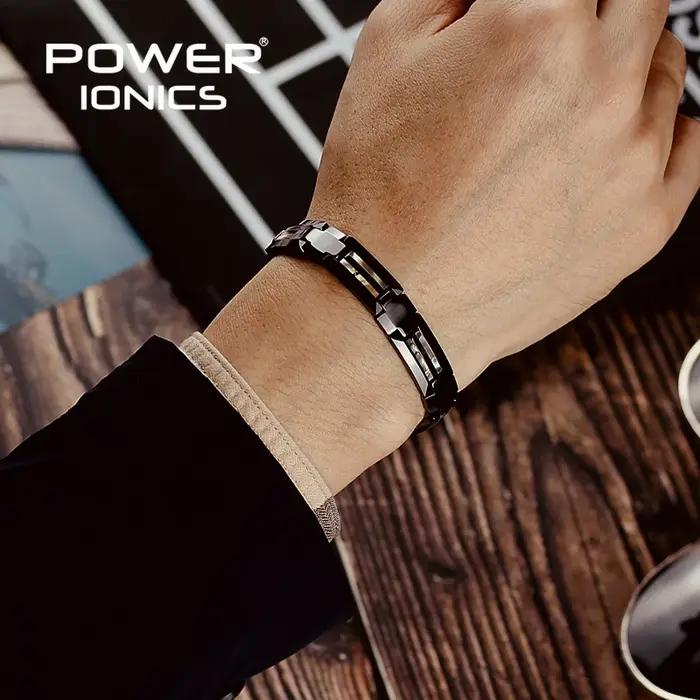 Power Ionics-Bracelet Magnétique de Luxe Unisexe
