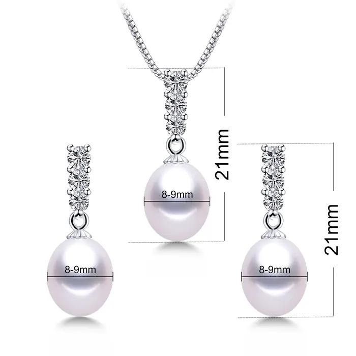 Dainashi 2026 Ensemble de bijoux exquis avec pendentif et boucles d'oreilles pour femmes