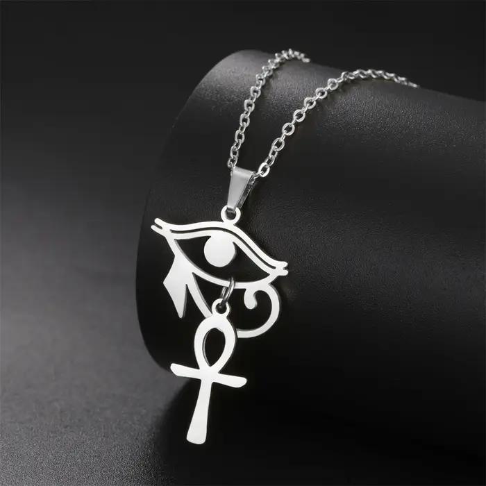 EUEAVAN – collier œil d'Horus pour hommes et femmes