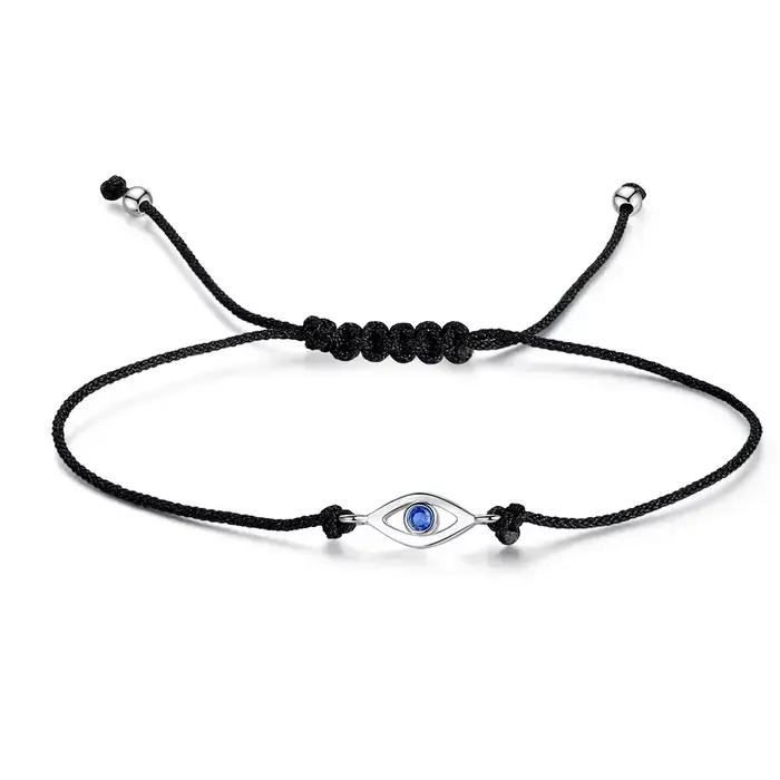 Bracelet KALETINE Evil Eye en argent sterling 925 pur pour femmes, avec CZ bleu, bijoux turcs pour h