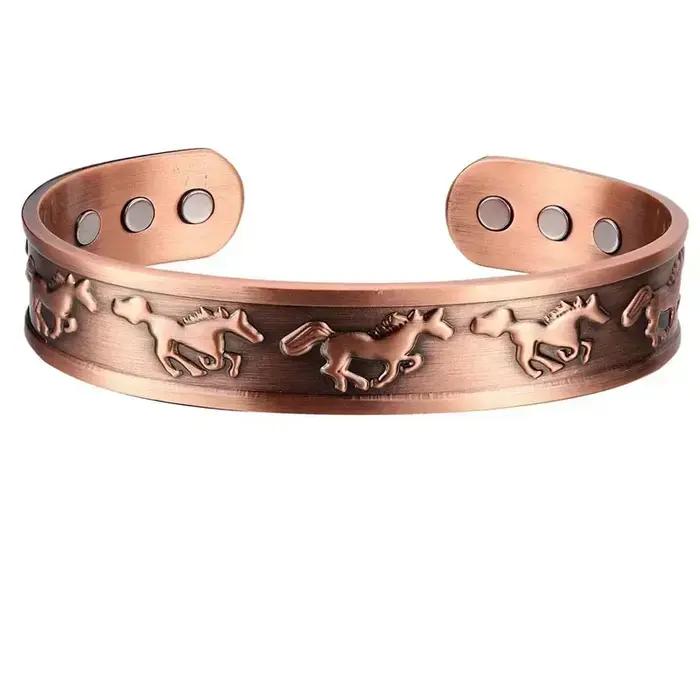 Bracelet magnétique en cuivre pur pour hommes et femmes