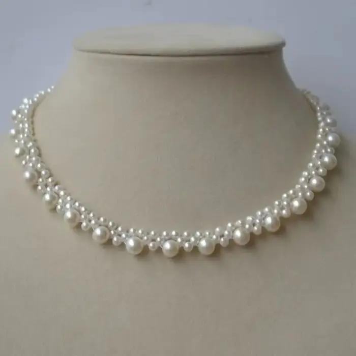 Ensemble de colliers de perles artisanales en multicouches pour femmes, ajustables, élégants et luxueux pour toutes les occasions spéciales
