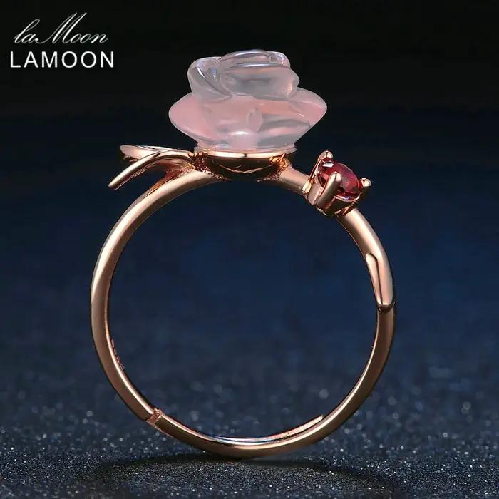LAMOON – bague en argent Sterling 925 pour femmes