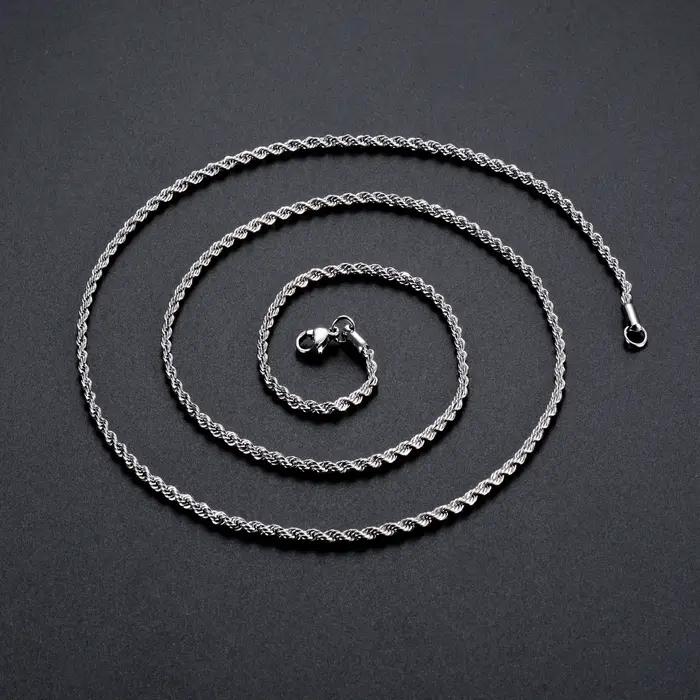 Collier de ULen argent regardé 925 pour hommes et femmes