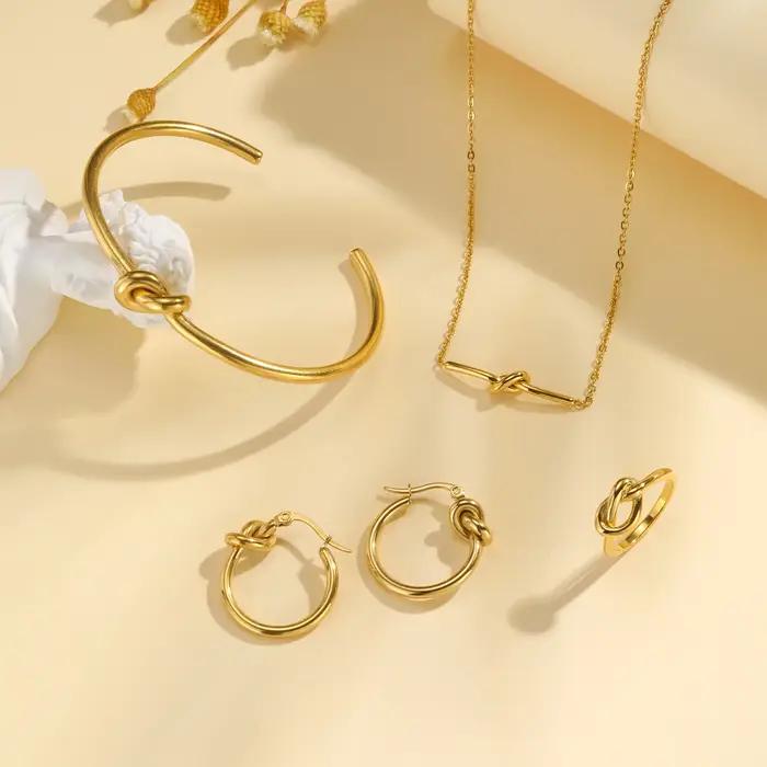 Collier pendentif à nouer le nœud pour femmes