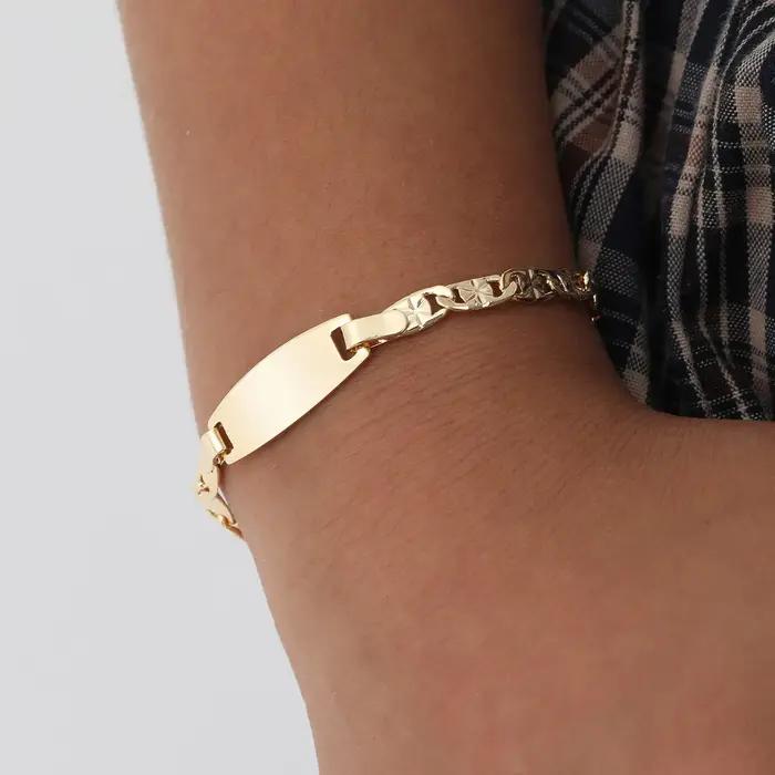 Bracelet Personnalisé en Acier Inoxydable pour Bébé
