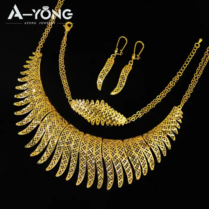 Ensemble de bijoux de mariage en or ethnique kurde de luxe