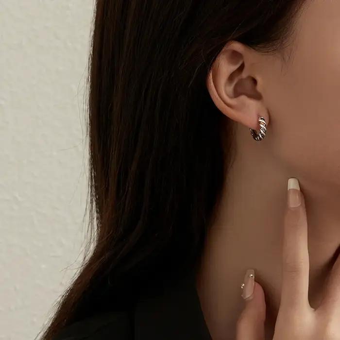 Boucles d'oreilles en argent Sterling 925 pour femmes