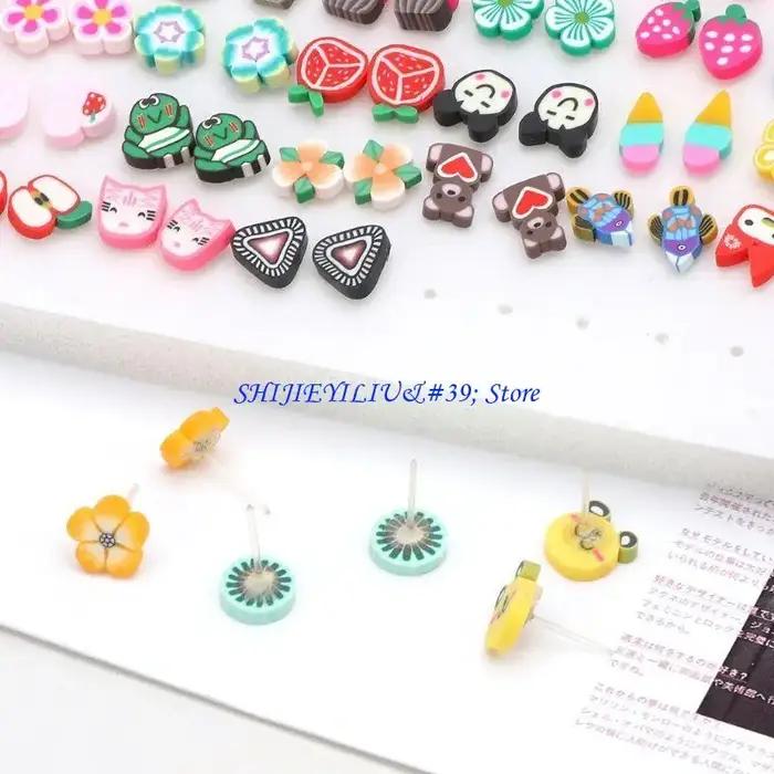 Boucles d'oreilles noël hypoallergéniques E21F
