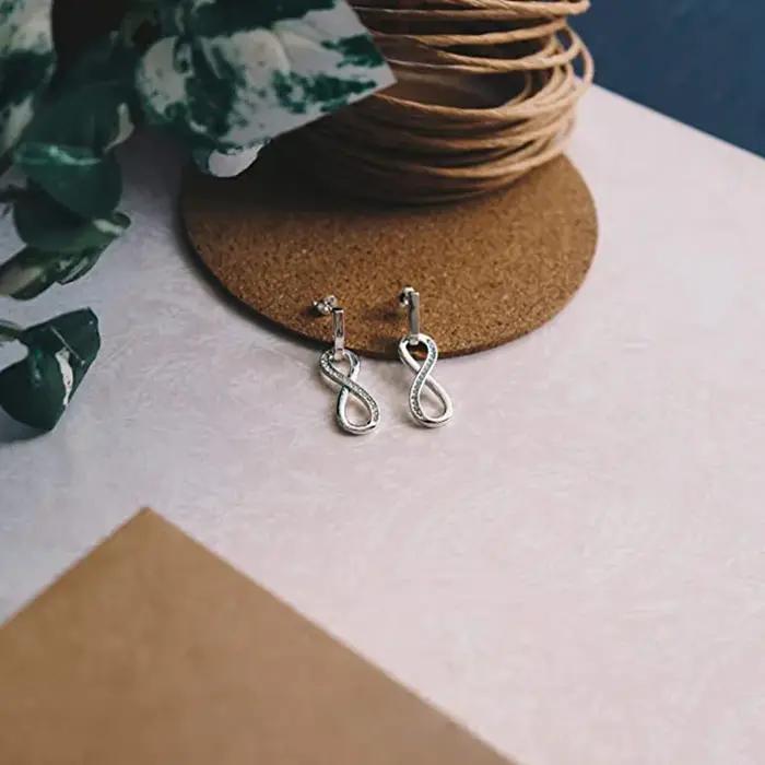 Boucles d'oreilles romantiques en argent Sterling 925 pour femmes