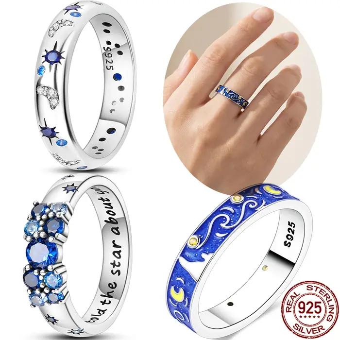 Bagues en argent Sterling 925 originales pour femmes