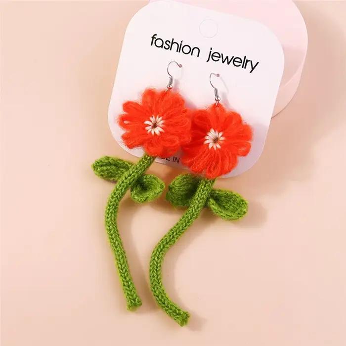 Boucles d'oreilles faites à la main pour femmes et filles