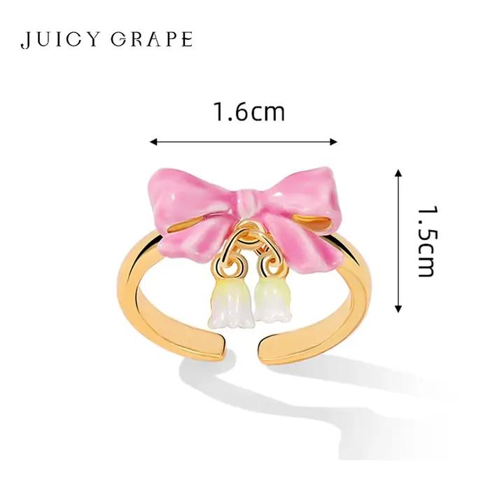 JUICY GRAPE-Bague à Nministériels d Rose pour Femme