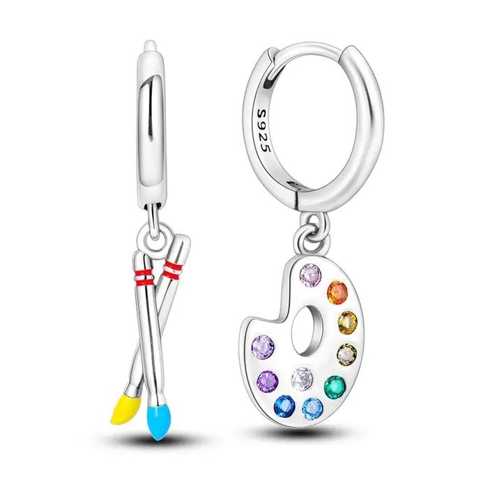 Boucles d'oreilles en argent Sterling 925 pour femmes