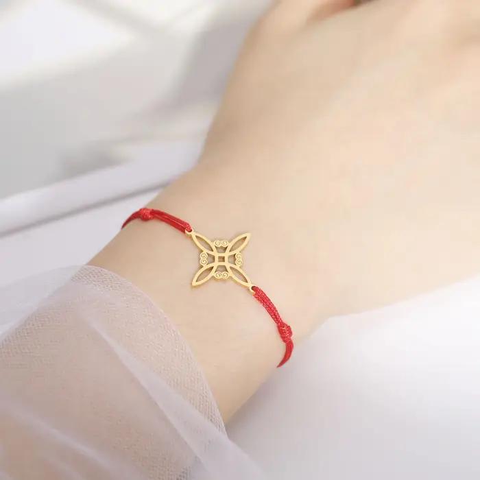 Skyrim – Bracelet pendentif nœud de sorcière en acier inoxydable