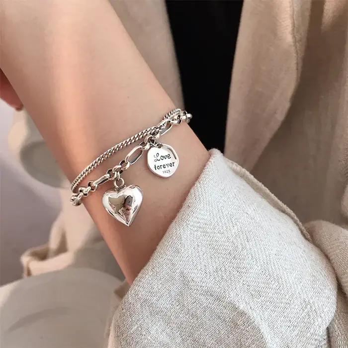 Bracelets Vintage à Chaîne Épaisse pour Femmes