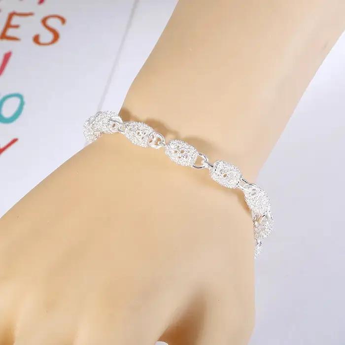 Mode 925 Bracelets en argent Sterling pour femmes de luxe Original concepteur creux lanterne boule