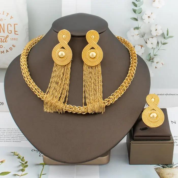 Ensemble de bijoux de Dubaï pour femmes
