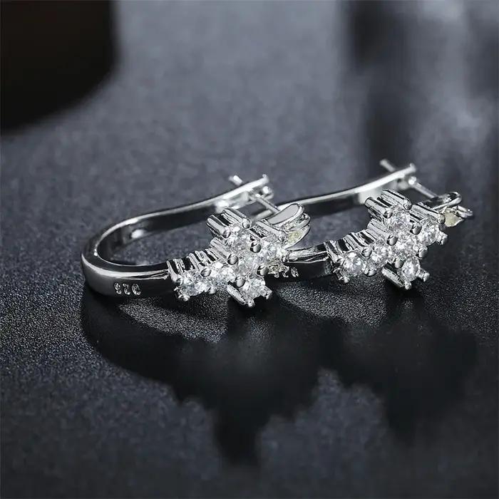 Boucles d'oreilles en argent Sterling 925 pour femmes