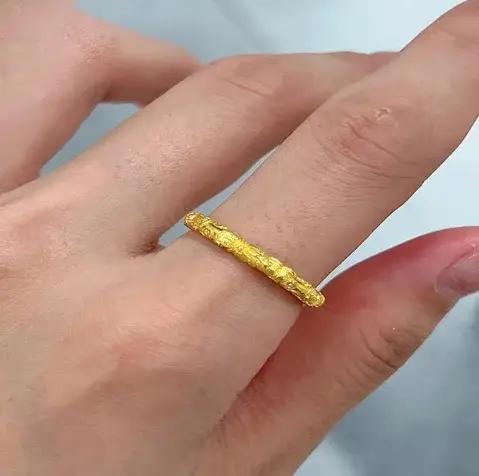 Bagues en or dur 3d, bagues en or pur 24 carats
