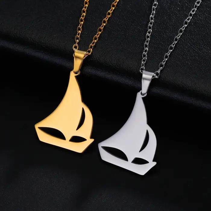 Collier bateau à voile