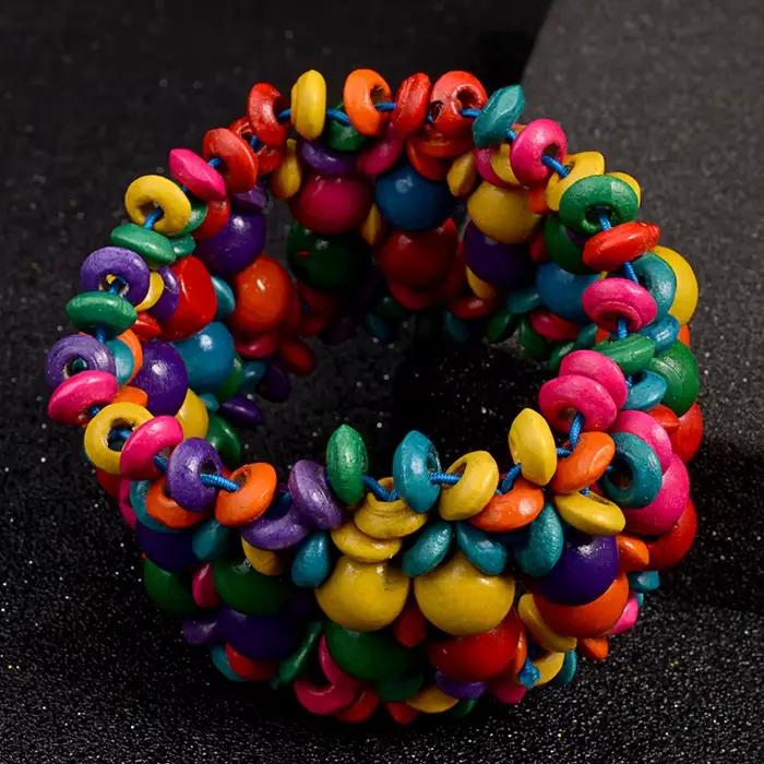 UDDEIN nouveauté bracelet Vintage pour femmes bohème une direction brin bracelets multicouche bois déclaration bracelet bijoux