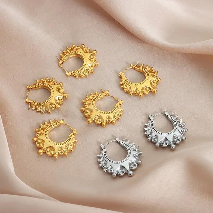 Boucles d'oreilles de style victorien - Bracelet manchette gitane Boho