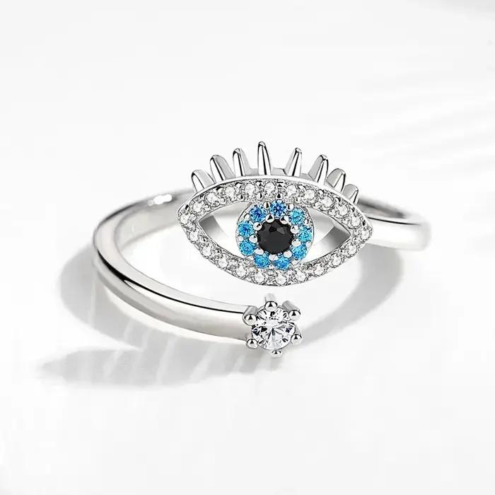 KALETINE – bague œil porte-bonheur en argent Sterling 925