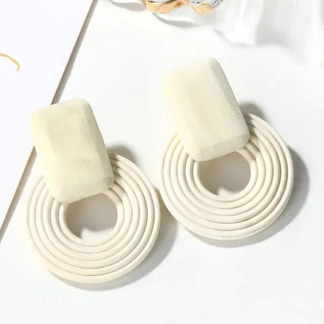 YAOLOGE – boucles d'oreilles pendantes Vintage en bois de rotin, faites à la main, géométriques en bambou, pour femmes, bijoux de Bar, vente en gros, 2019