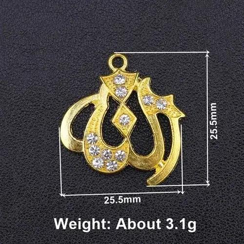 Juya – accessoires de bijoux islamiques faits à la main, couleur or/argent, breloques du croissant A
