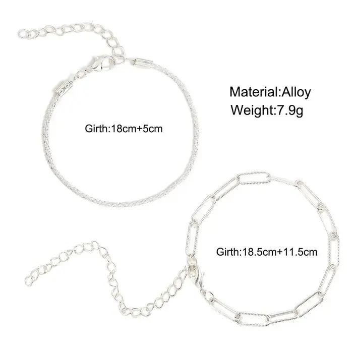 Bracelets étincelants en argent sterling 925 pour femmes