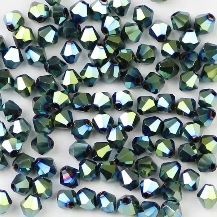 STENYA – Bijoux en cristal plaqué, 4mm, perles tchèques, nœud papillon Bicone, boucles d'oreilles, a