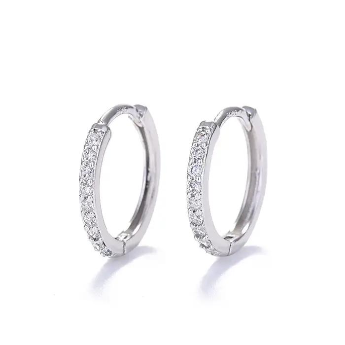 Luruxy – boucles d'oreilles en cristal doré pour femmes et filles, tendance de mariage, vente en gro