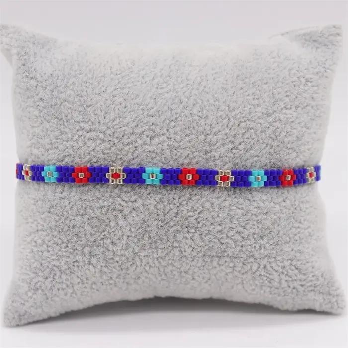 ZBoom GVI-Bracelet perlé multicolore pour femmes
